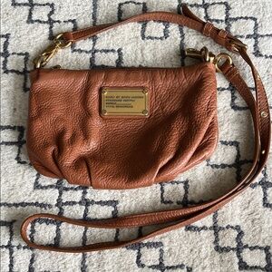 Marc Jacobs Tan Leather Crossbody Bag